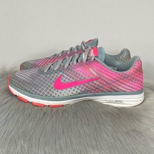Nike Dual Fusion TR2 Pink Gray Women Running Shoes